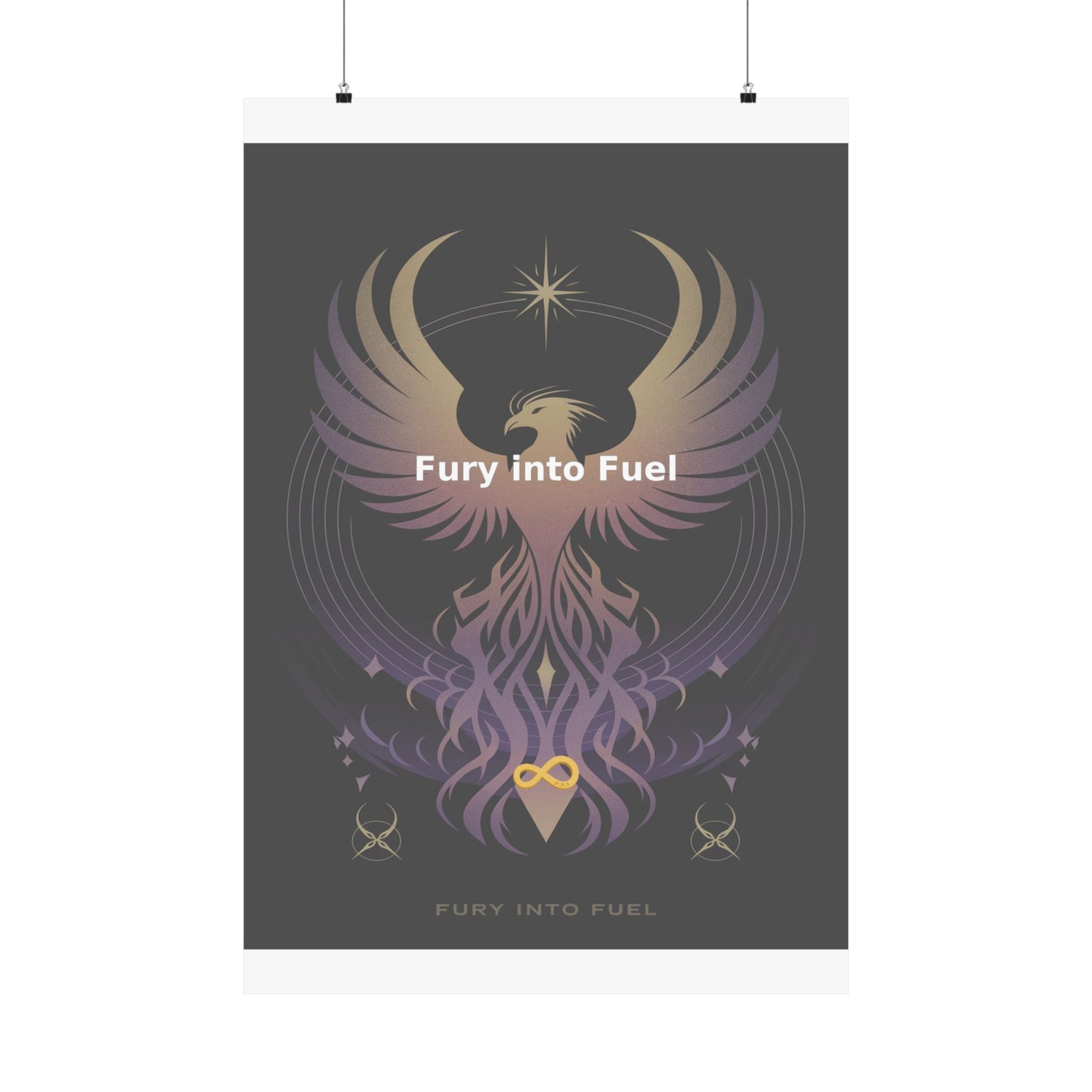 Fury into Fuel - Matte Vertical Posters