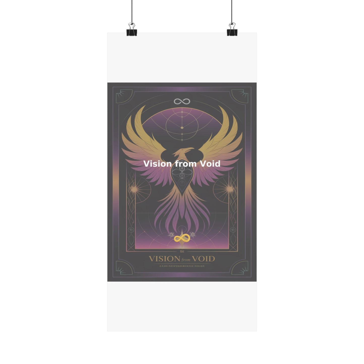 Vision from Void - Matte Vertical Posters