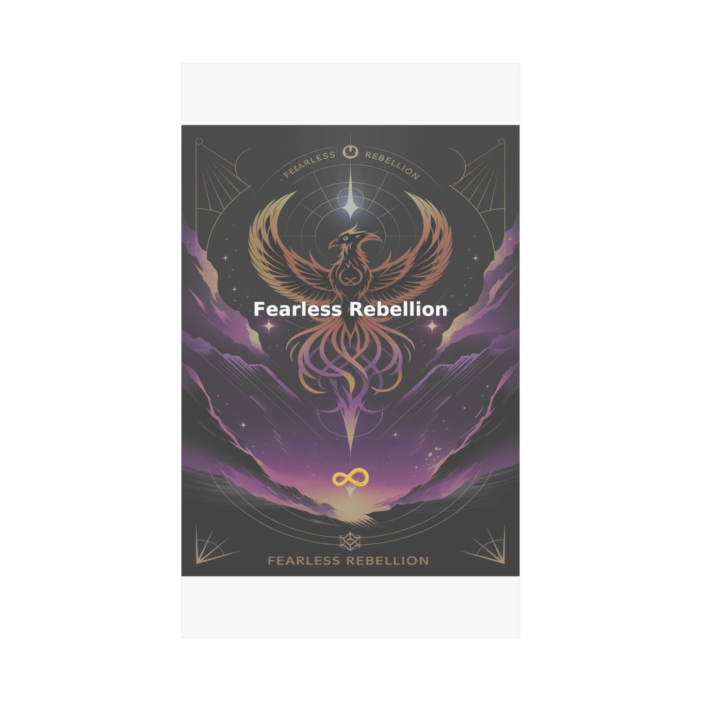 Fearless Rebellion - Matte Vertical Posters