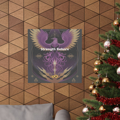 Strength Reborn - Matte Vertical Posters