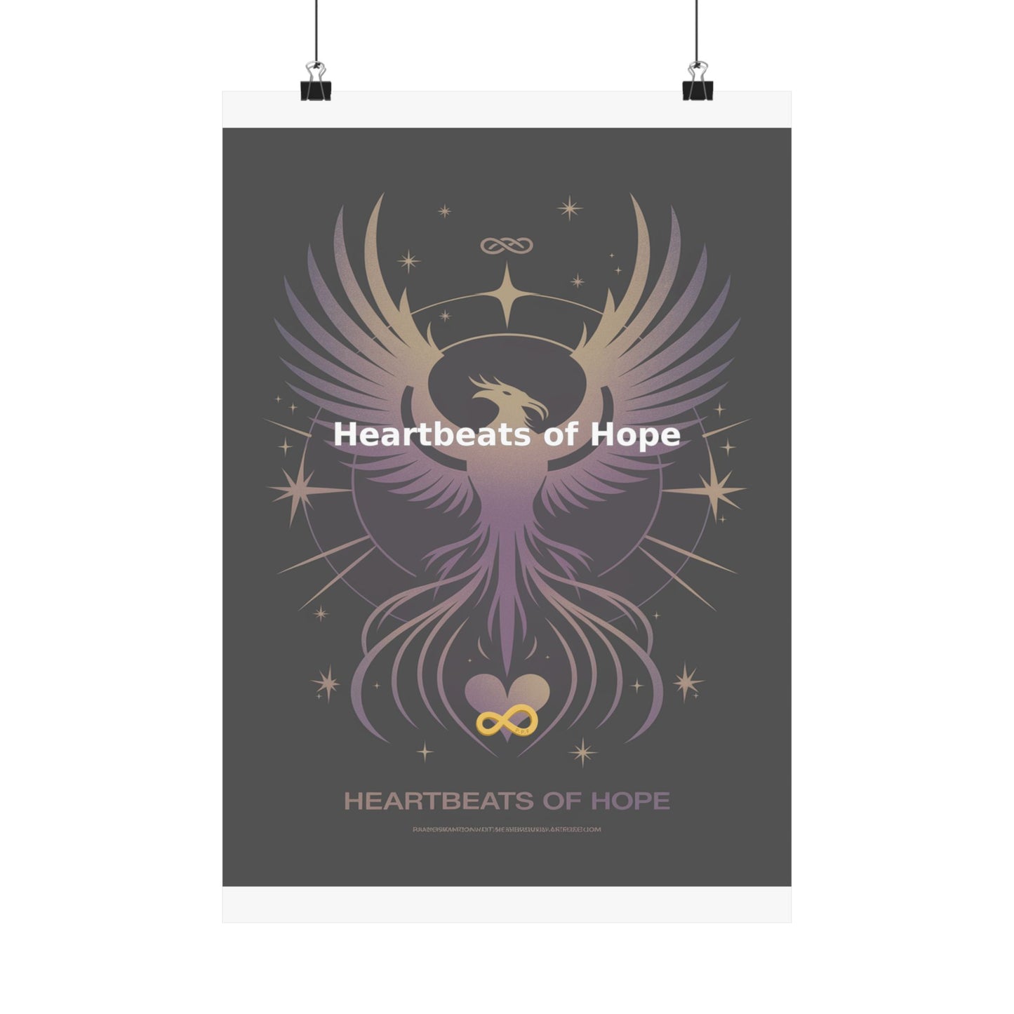 Heartbeats of Hope - Matte Vertical Posters