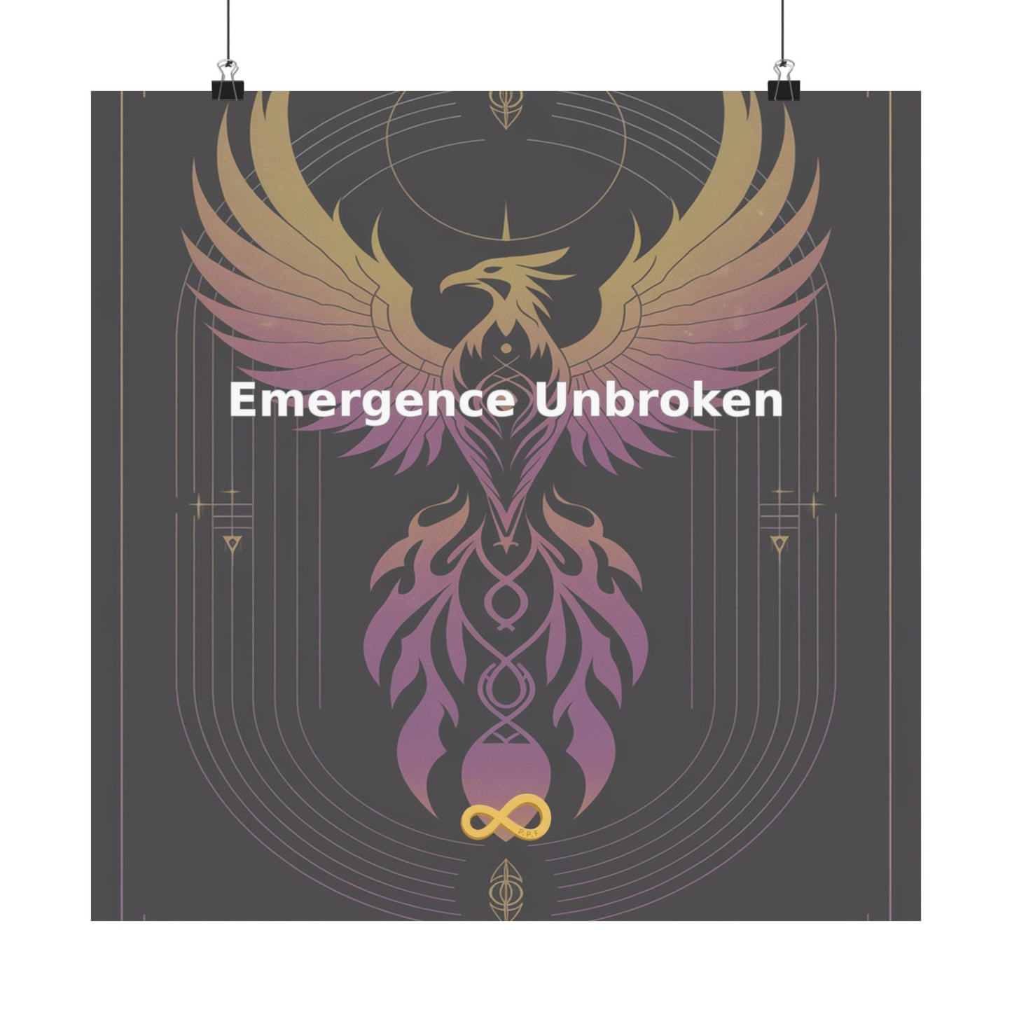 Emergence Unbroken - Matte Vertical Posters