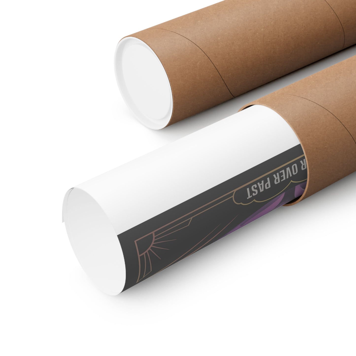 Power Over Past - Matte Vertical Posters