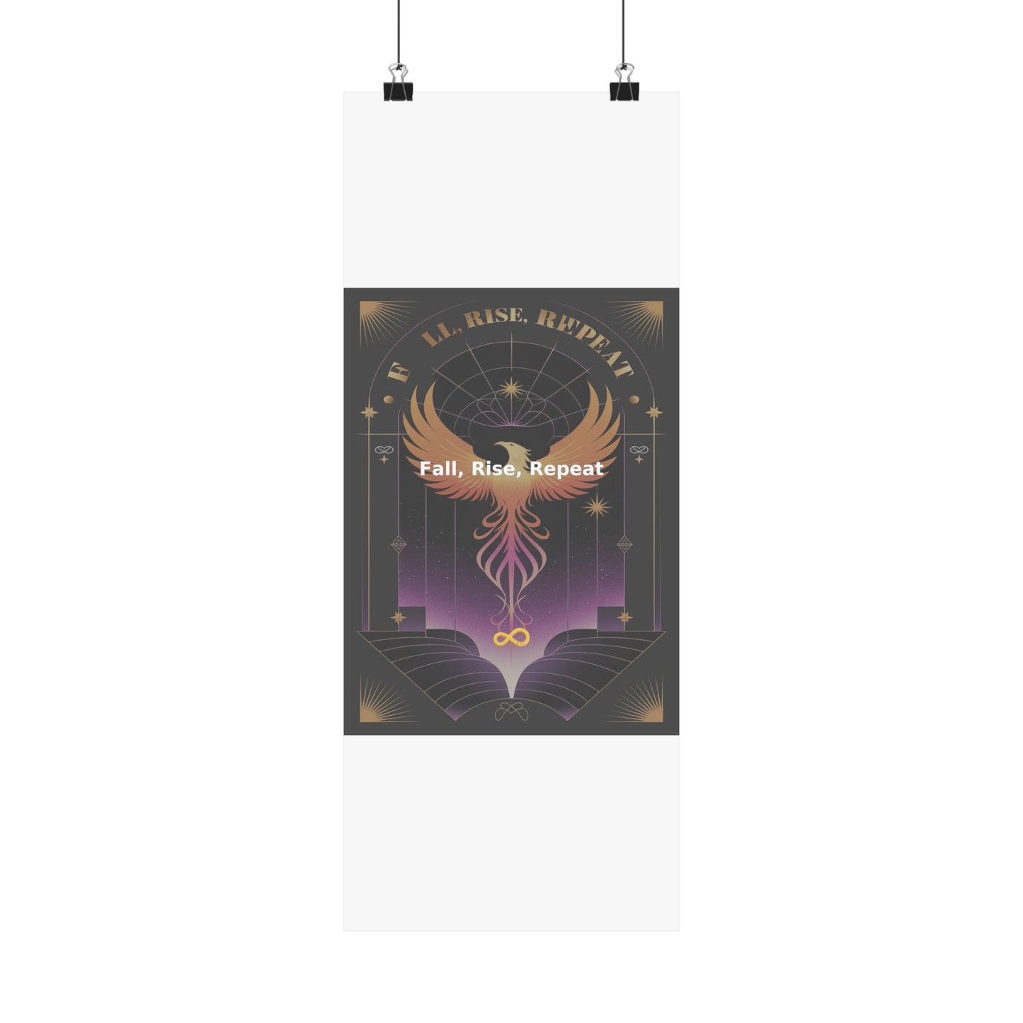 Fall, Rise, Repeat - Matte Vertical Posters