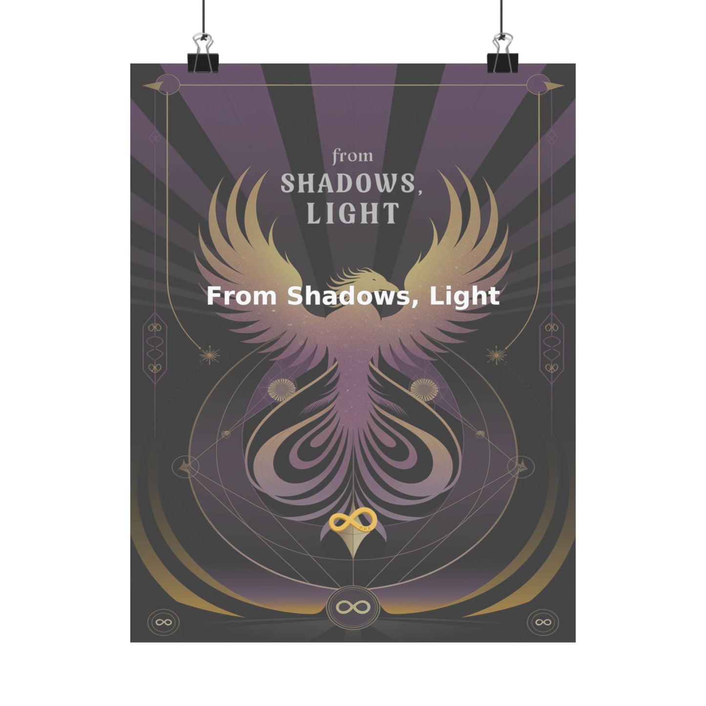 From Shadows, Light - Matte Vertical Posters