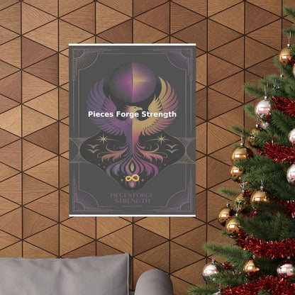 Pieces Forge Strength - Matte Vertical Posters