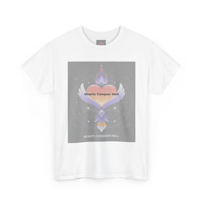 Hearts Conquer Hell - Unisex Heavy Cotton Tee