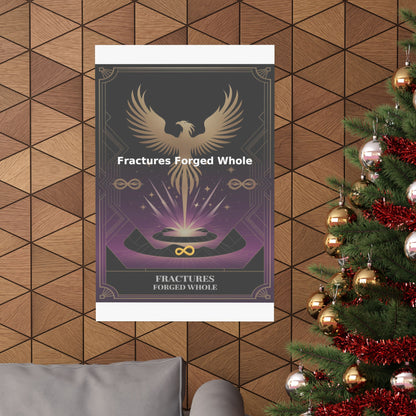 Fractures Forged Whole - Matte Vertical Posters