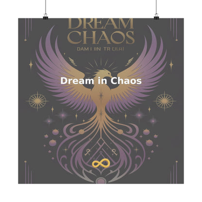 Dream in Chaos - Matte Vertical Posters