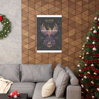 Hope Over Adversity - Matte Vertical Posters