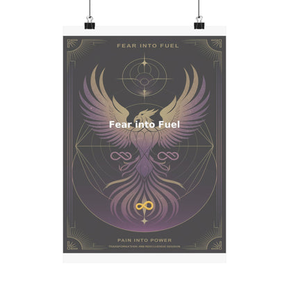 Fear into Fuel - Matte Vertical Posters