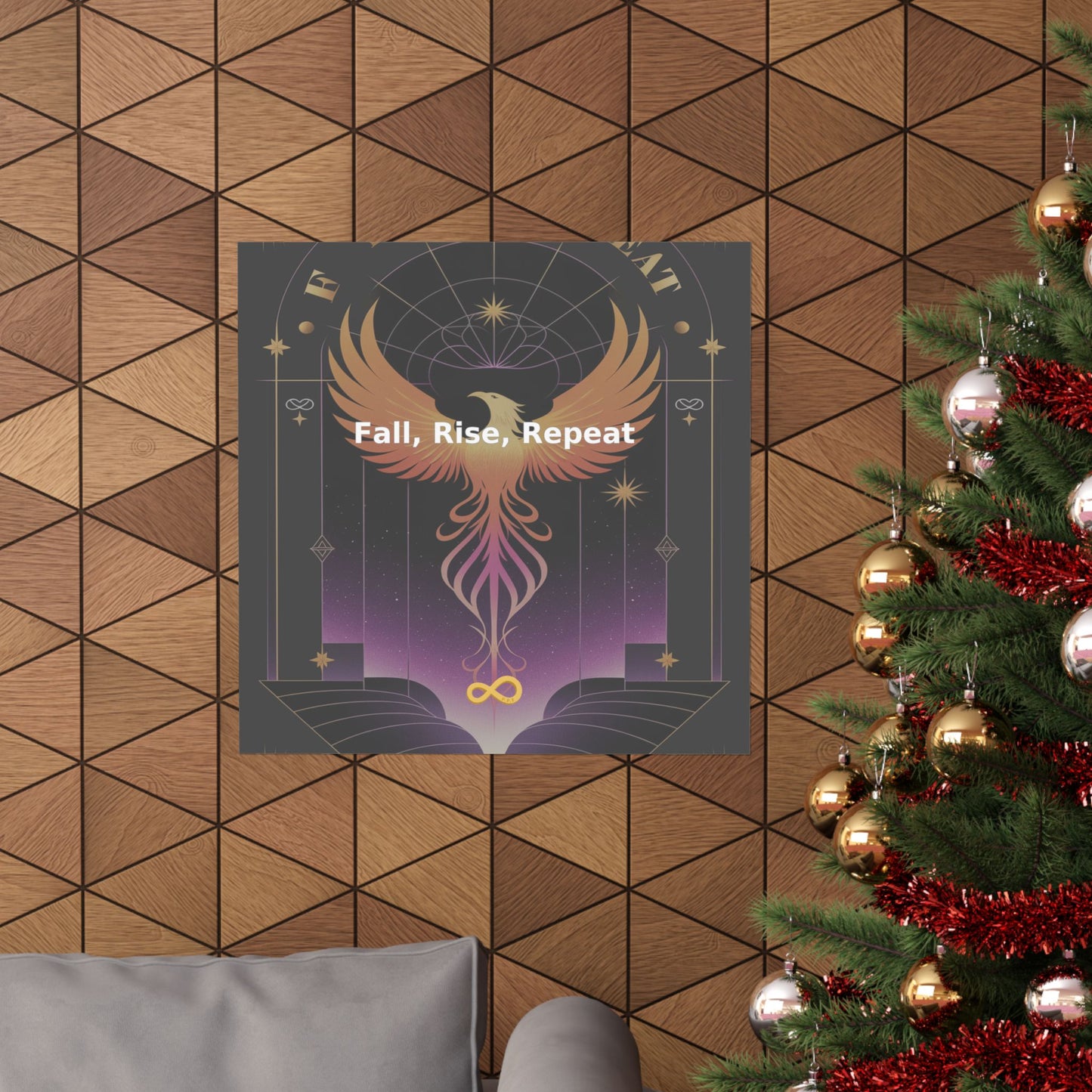 Fall, Rise, Repeat - Matte Vertical Posters