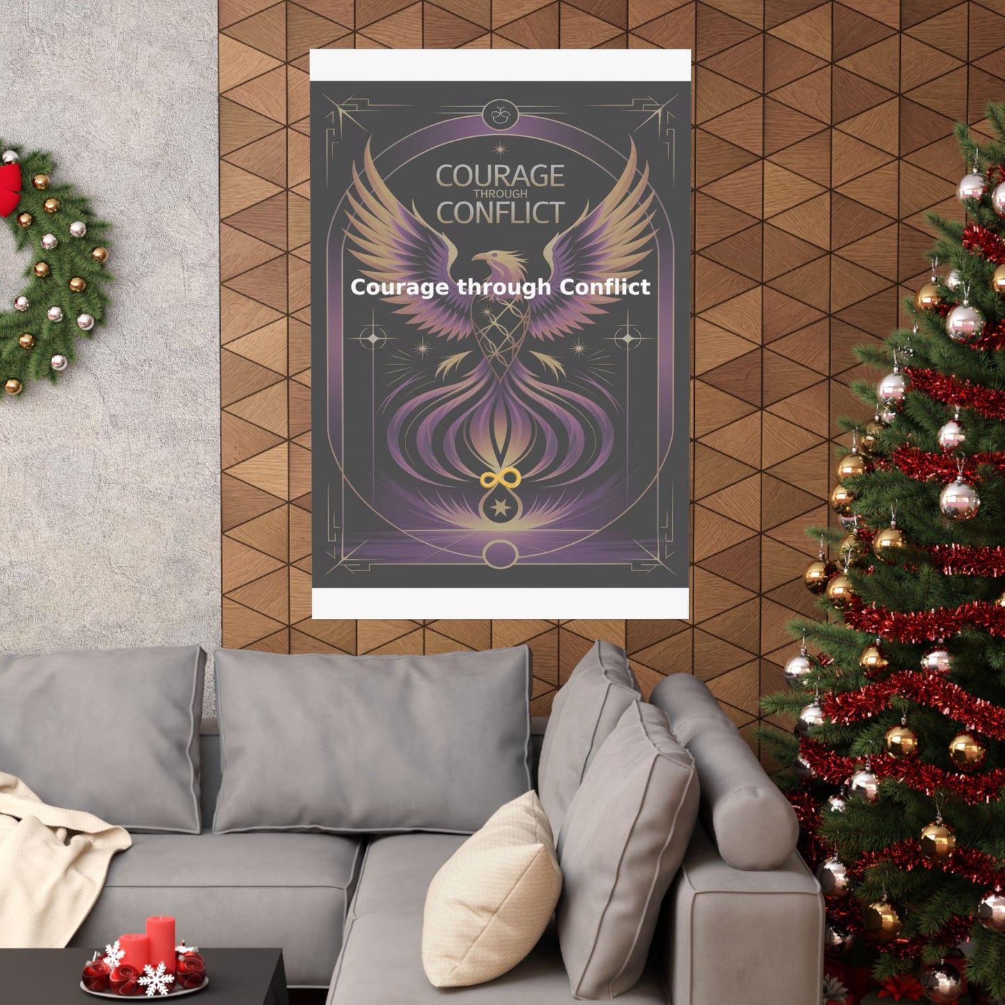 Courage through Conflict - Matte Vertical Posters