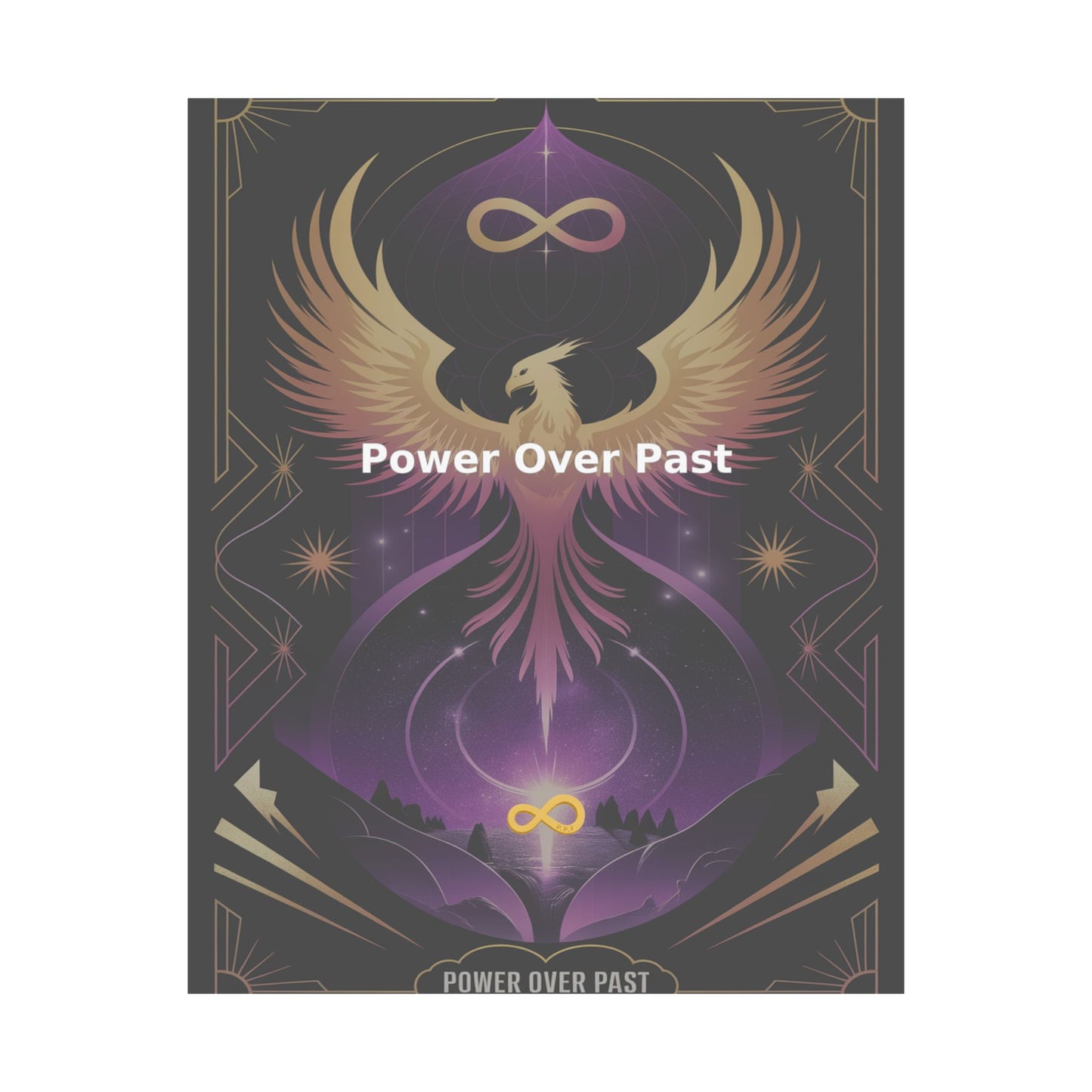 Power Over Past - Matte Vertical Posters
