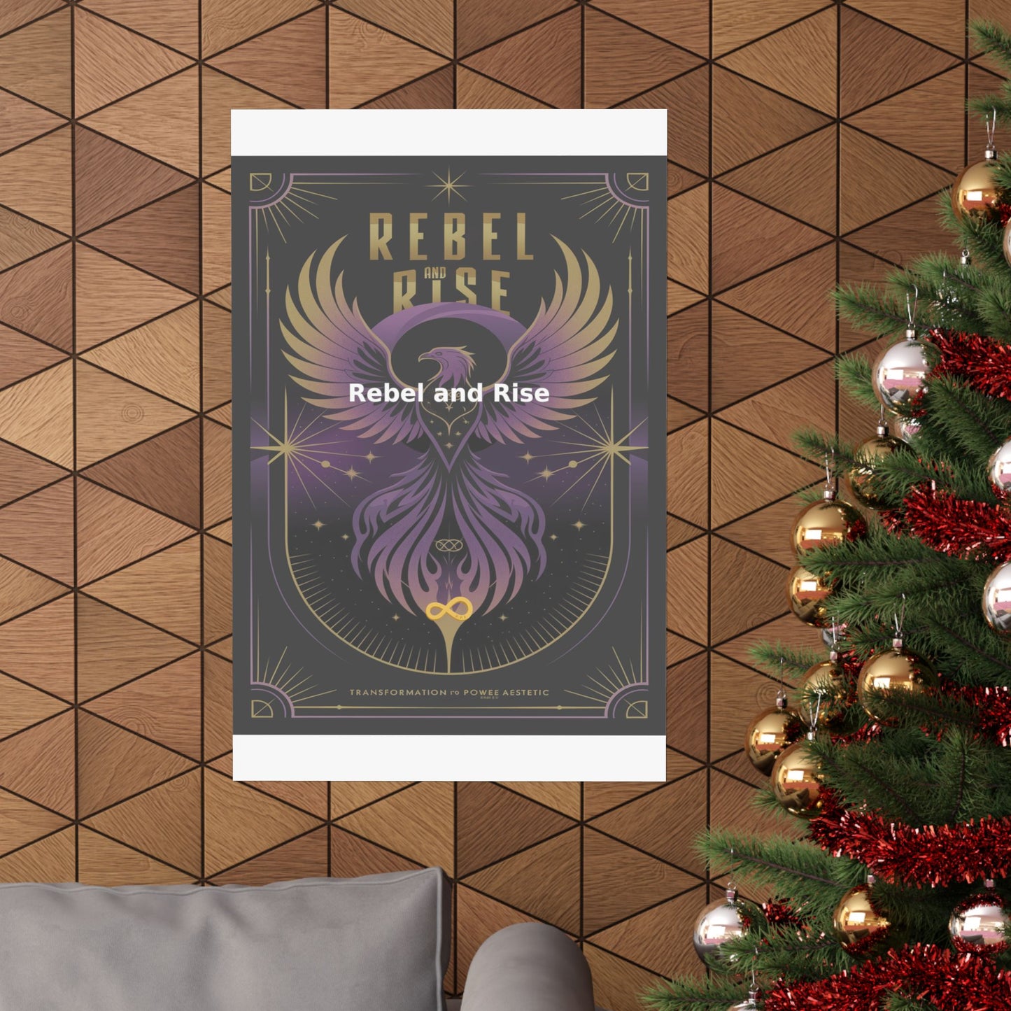 Rebel and Rise - Matte Vertical Posters